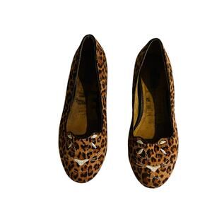 Cliffs By White Mountain Cat Face Leopard Closed Toe Shies Size 9.5